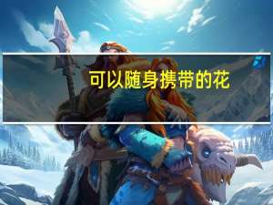 可以随身携带的花