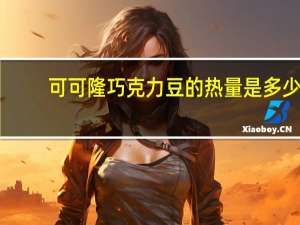 可可隆 巧克力豆的热量是多少