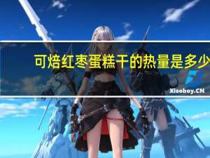 可焙 红枣蛋糕干的热量是多少