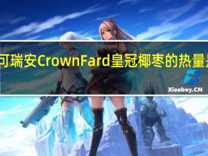 可瑞安 Crown Fard皇冠椰枣的热量是多少