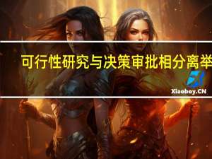 可行性研究与决策审批相分离举例