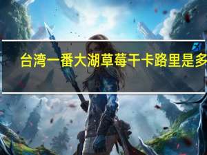 台湾一番 大湖草莓干卡路里是多少