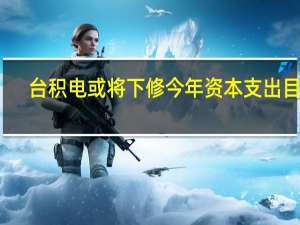 台积电或将下修今年资本支出目标