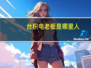 台积电老板是哪里人