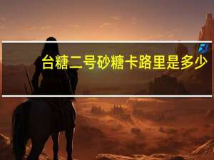 台糖 二号砂糖卡路里是多少