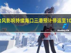 台风影响持续 海口三港预计停运至10月21日