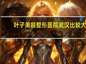 叶子美容整形医院 武汉比较大的整形医院有那些