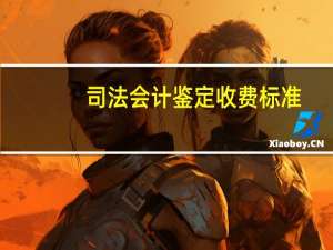 司法会计鉴定收费标准