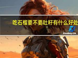 吃石榴要不要吐籽有什么好处（吃石榴要不要吐籽）