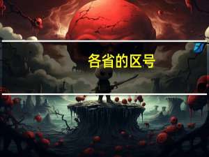 各省的区号