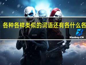各种各样类似的词语还有各什么各什么（各种各样类似的词语）