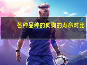 各种品种的狗狗的寿命对比
