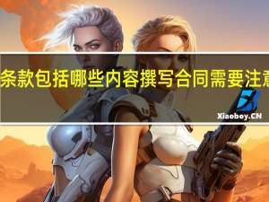 合同条款包括哪些内容撰写合同需要注意哪些事项