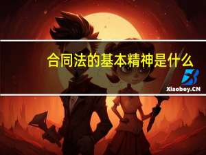 合同法的基本精神是什么（合同法的基本原则有( )）