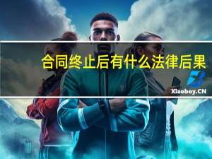 合同终止后有什么法律后果