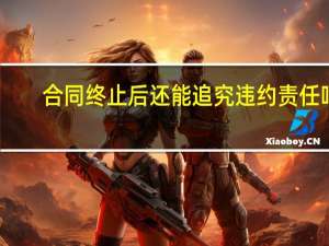 合同终止后还能追究违约责任吗