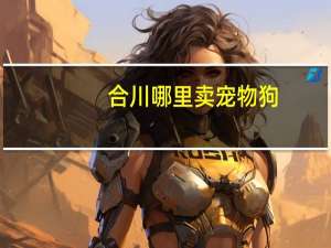 合川哪里卖宠物狗