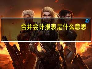 合并会计报表是什么意思