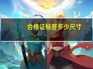 合格证标签多少尺寸（合格证尺寸）