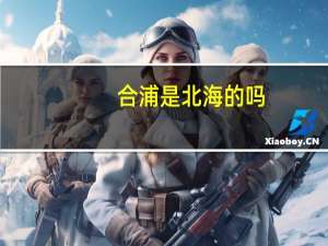 合浦是北海的吗