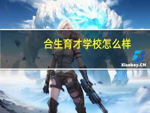 合生育才学校怎么样