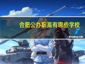 合肥公办职高有哪些学校