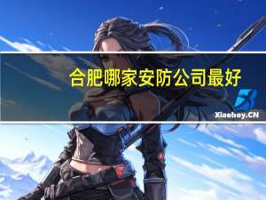 合肥哪家安防公司最好