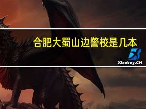 合肥大蜀山边警校是几本