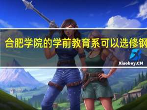 合肥学院的学前教育系可以选修钢琴吗