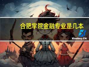 合肥学院金融专业是几本