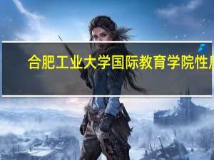 合肥工业大学国际教育学院性质