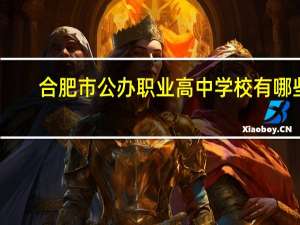 合肥市公办职业高中学校有哪些