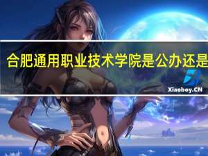 合肥通用职业技术学院是公办还是民办
