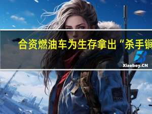 合资燃油车为生存拿出“杀手锏”：一年前卖18万的车，如今只要12万多——豪华B级车低价背后的市场博弈