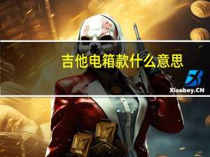 吉他电箱款什么意思