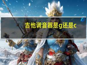 吉他调音器是g还是c