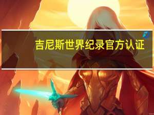 吉尼斯世界纪录官方认证