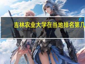 吉林农业大学在当地排名第几