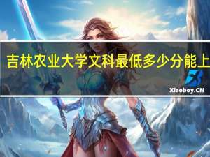 吉林农业大学文科最低多少分能上二本