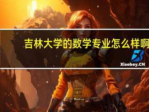 吉林大学的数学专业怎么样啊