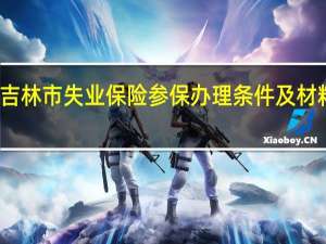 吉林市失业保险参保办理条件及材料一览