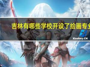 吉林有哪些学校开设了绘画专业