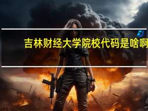 吉林财经大学院校代码是啥啊
