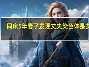 同床5年 妻子发现丈夫染色体是女性：罕见先天性双性遗传病