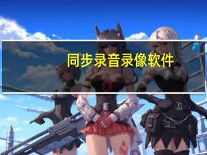 同步录音录像软件（同步录音录像）