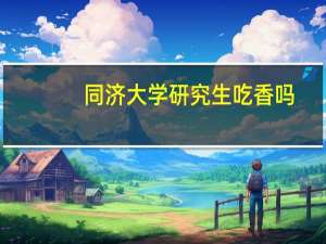同济大学研究生吃香吗