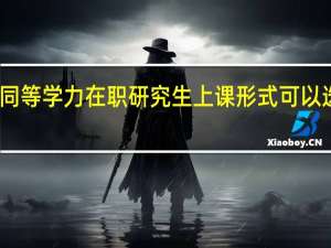 同等学力在职研究生上课形式可以选择吗