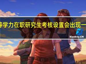 同等学力在职研究生考核设置会出现一门科目吗