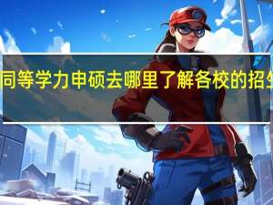同等学力申硕去哪里了解各校的招生专业