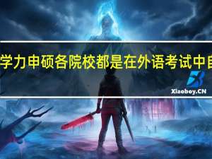 同等学力申硕各院校都是在外语考试中自选语种吗
